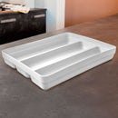 Porta Talheres Retangular Logic Branco 34,6x26,9cm - Martiplast