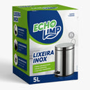 Lixeira Inox 5L c/pedal - Echolim