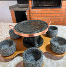 Conjunto Para Churrasco Com Base Giratória