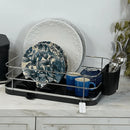 Escorredor de Louças Preto e Cromado