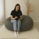 Puff Redondo Gigante Suede - Conforto Máximo e Design Moderno