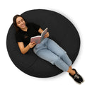 Puff Redondo Gigante Suede - Conforto Máximo e Design Moderno