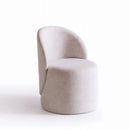 Puff com Encosto Java Redondo Estofado