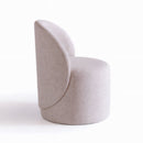 Puff com Encosto Java Redondo Estofado